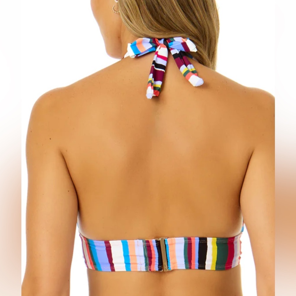 Anne Cole bikini with skort in cute stripe size medium - sold as two piece suit - Picture 15 of 17